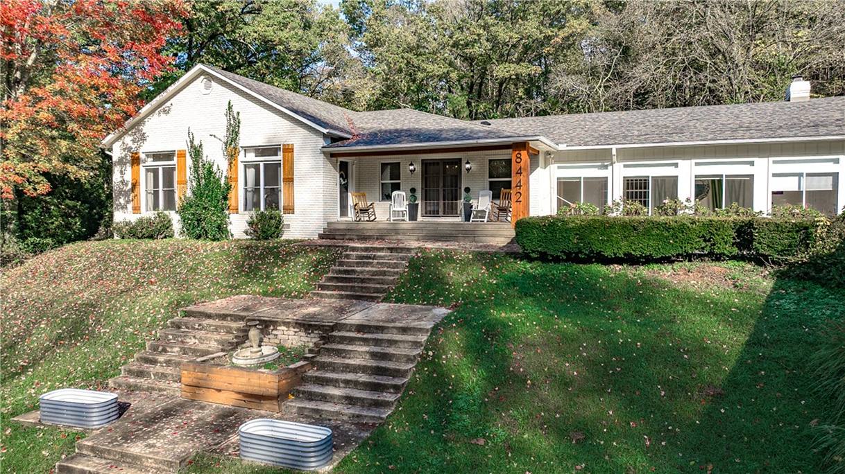 The Farmhouse at the StayInnOZ basecamp — modern farmhouse with seasonal indoor pool in Bentonville, Arkansas